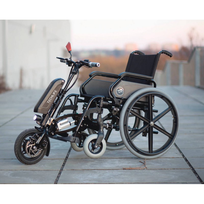 Napęd elektryczny, przystawka do wózka inwalidzkiego