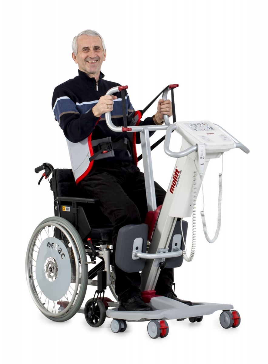 ETAC MOLIFT QUICK RAISER 205 - Aktywny podnośnik z pozycji siedzącej do stojącej do 205 kg z elektrycznie regulowanymi nogami