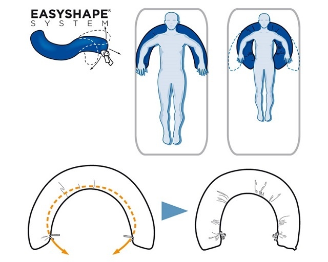 SYSTAM Poduszka półksiężyc - Half-moon cushion