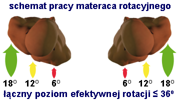 REVITA Materac rotacyjny z pompą ROTARY
