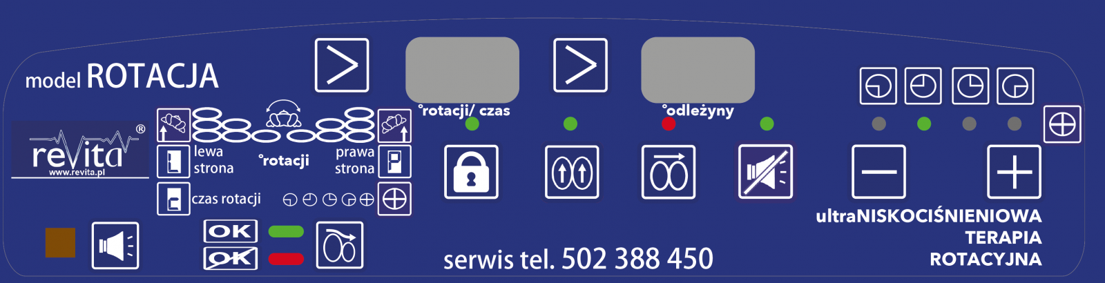 REVITA Materac rotacyjny z pompą ROTACJA