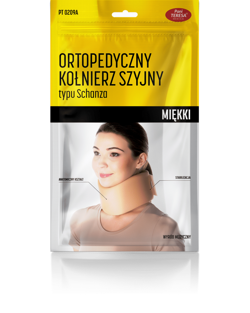 Kołnierz szyjny typu Schanza – miękki