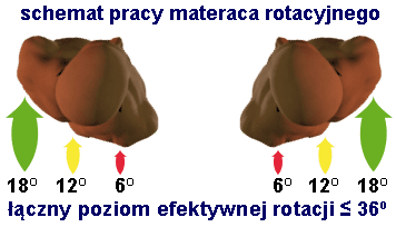 REVITA Materac rotacyjny z pompą ROTARY